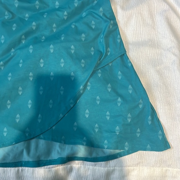 3/$20 fig dress teal size large - Picture 3 of 3